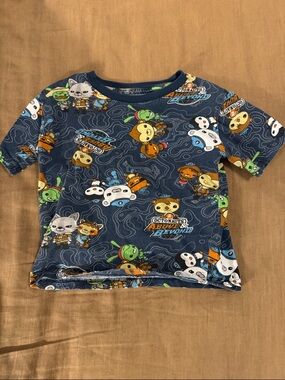 Octonauts Navy Blue Short Sleeve Kids Tee